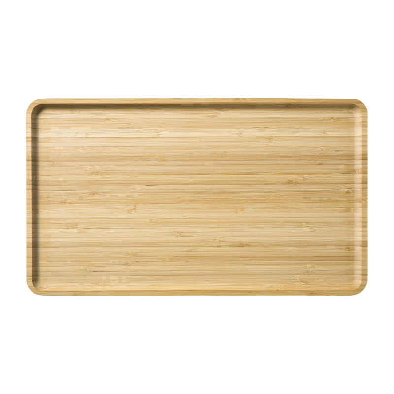 Bamboe tray klein - bruin - 1.8x28x18 cm