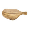 Borrelplank olijfhout groot - bruin - 41x17 cm