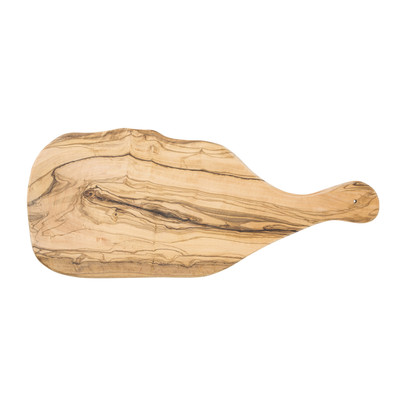 Borrelplank olijfhout XL - bruin - 46x19 cm