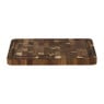 Snijplank acacia gevlamd - bruin - 22x30 cm