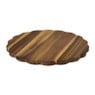 Borrelplank bloem - acaciahout - ø30x1.5 cm