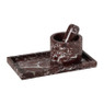 Plateau marmer - rood - 2.2x27x15 cm