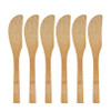 Messen bamboe - 16 cm - set van 6