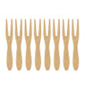 Vork bamboe - 8 stuks - 9 cm