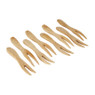 Vork bamboe - 8 stuks - 9 cm