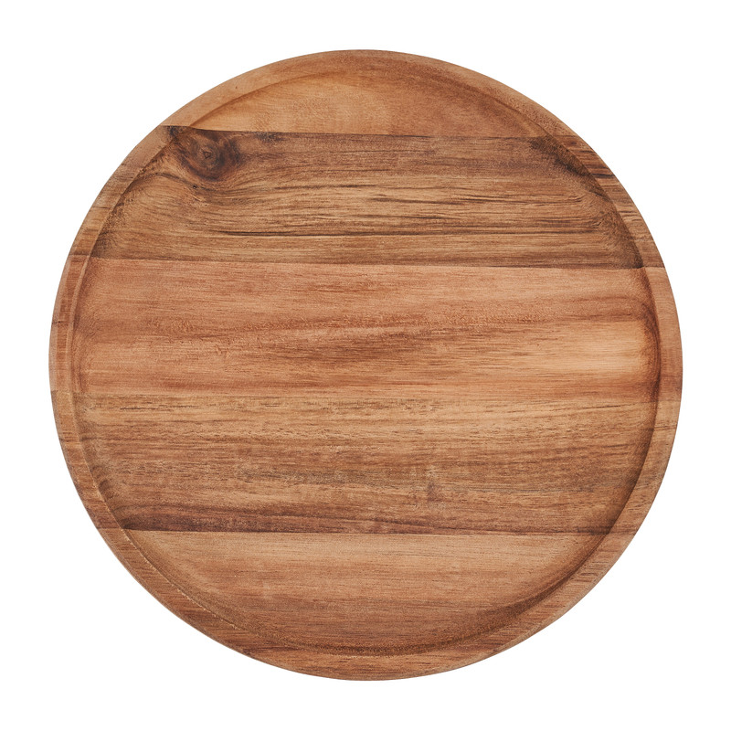 Acacia tray rond - ø22 cm