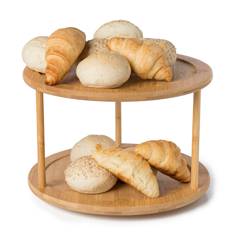 Etagère bamboe - ø25,5x17,5 cm
