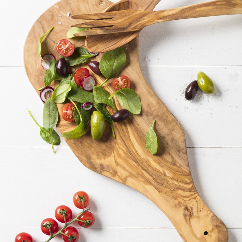 Snijplank - olijfhout - 41x17 cm