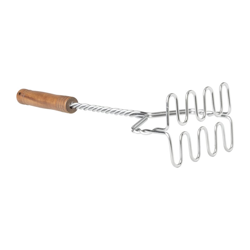 Aardappelstamper met houten greep