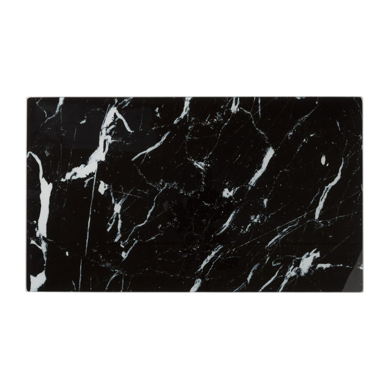 Snijplank marmer - zwart - 52x30 cm