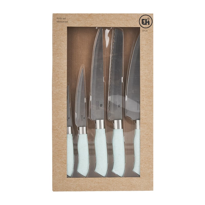 Messenset 5-delig - diverse kleuren