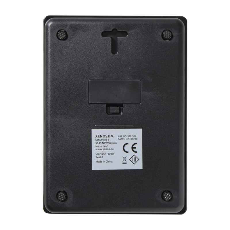 Digitale keukenweegschaal - zwart - 1.7x20x14.5 cm