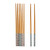 Eetstokjes patroon - bamboe - set van 4 paar