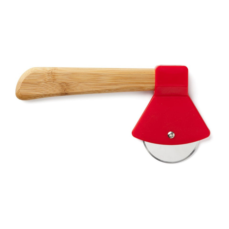 Pizzasnijder hakbijl - rood