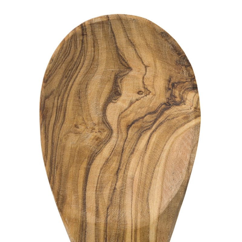 Lepel olijfhout - bruin - 30 cm