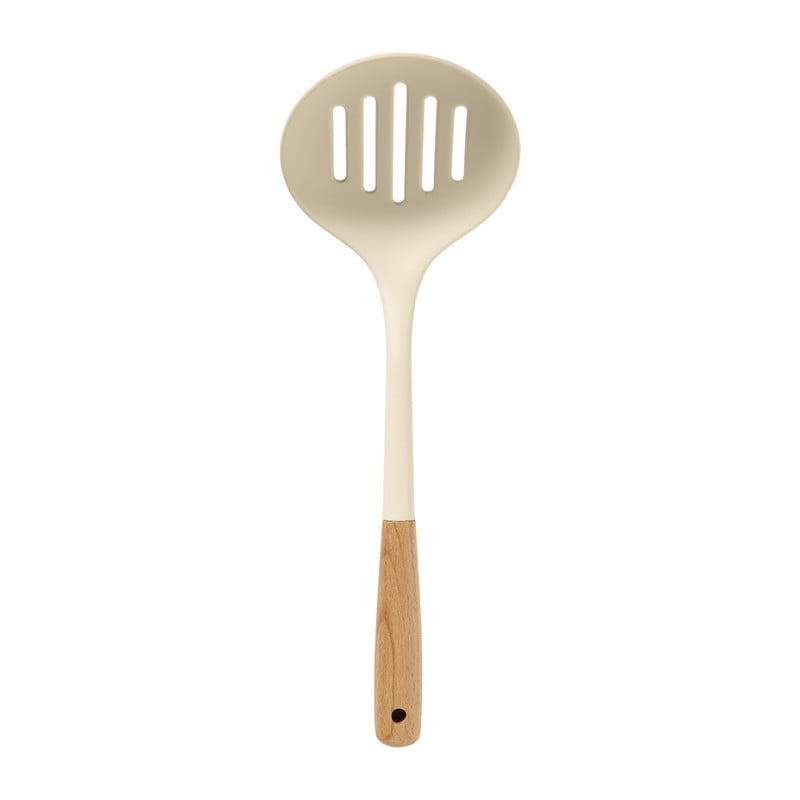 Schuimspaan - wit - 34 cm