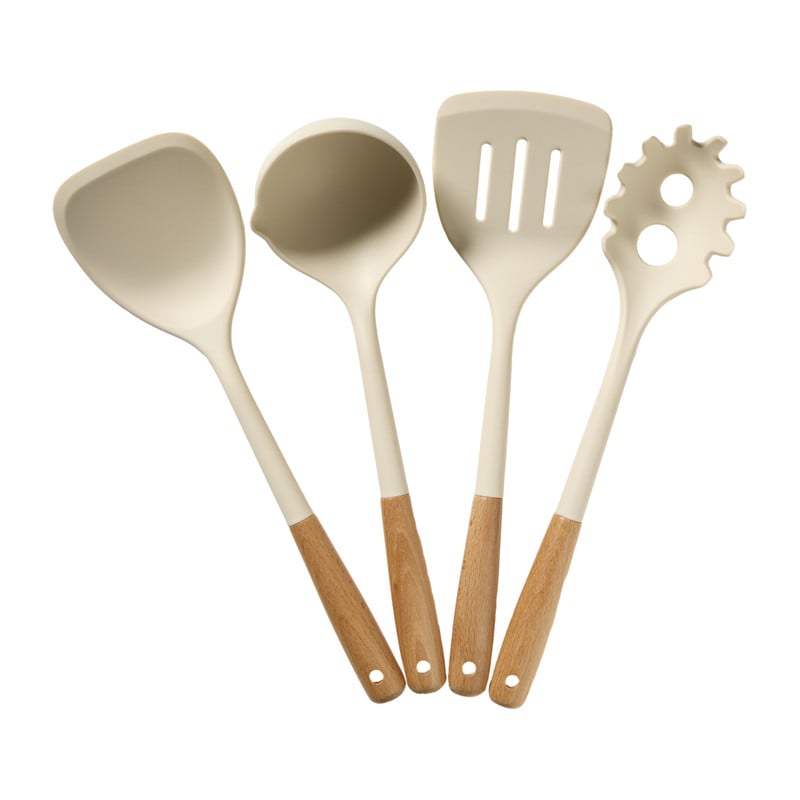 Spaghetti lepel - wit - 34 cm