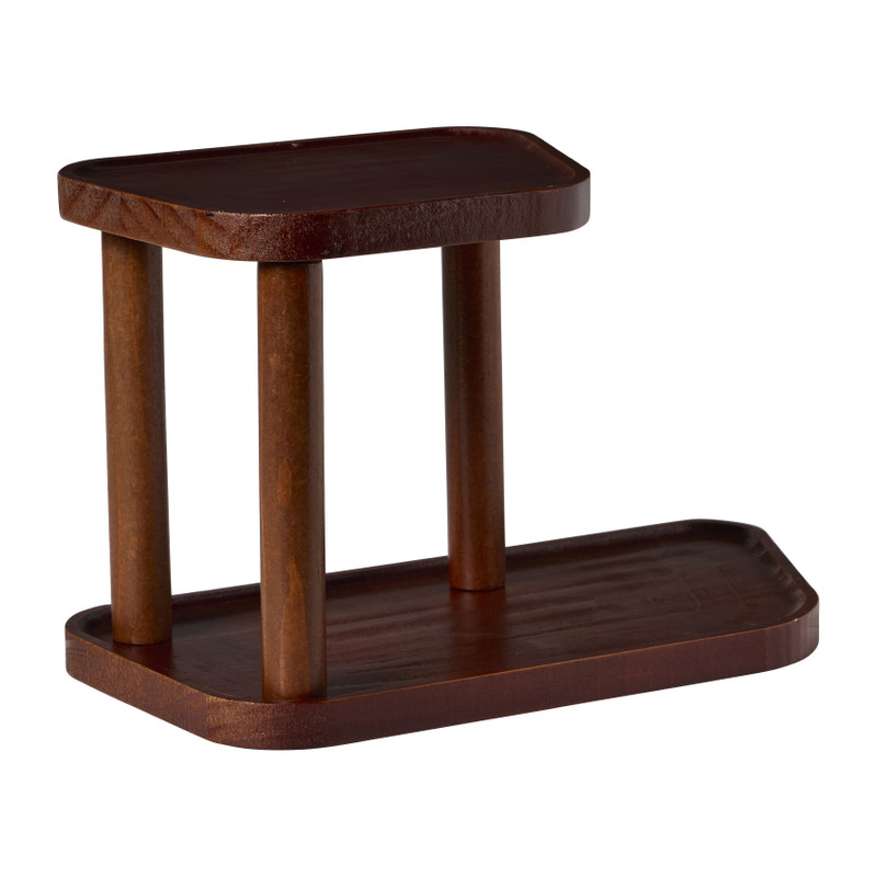 Houten keukenrekje - bruin - 15x28 cm
