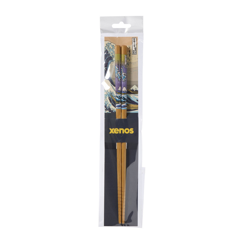 Eetstokjes met print - multikleur - 22.5 cm