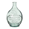 Olijfoliefles van gerecycled glas - transparant - 12.5x12.5x24 cm