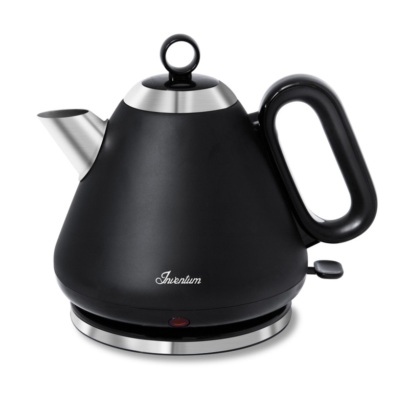 Retro waterkoker 1,7l - zwart - 27x27x24.8 cm