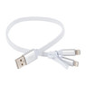 Lightning USB kabel - dubbele rits -  40 cm