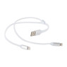 Lightning USB kabel - dubbele rits -  40 cm