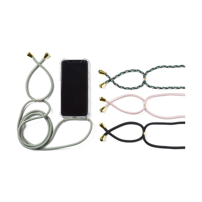 Telefoonhoesje met koord - iPone X/Xs - groen