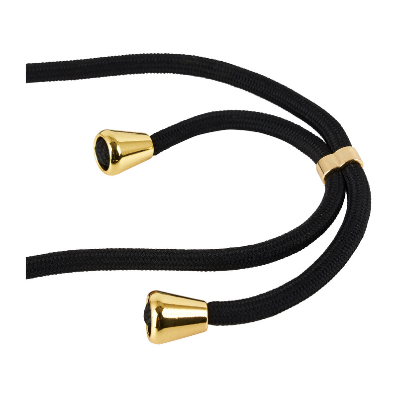 Telefoonhoesje met koord - Samsung S10 - zwart