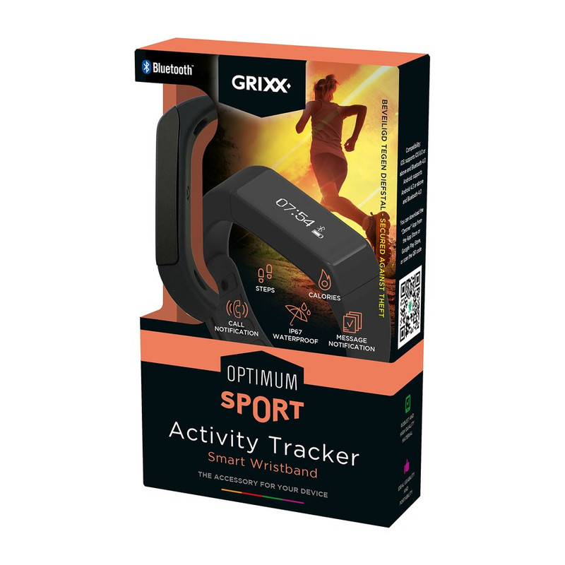 Activity Tracker Grixx - zwart 
