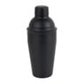 Cocktailshaker - zwart - 8,5x21 cm