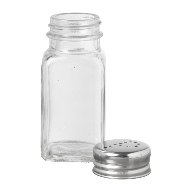 Peper vaatje - transparant - ø4x9 cm