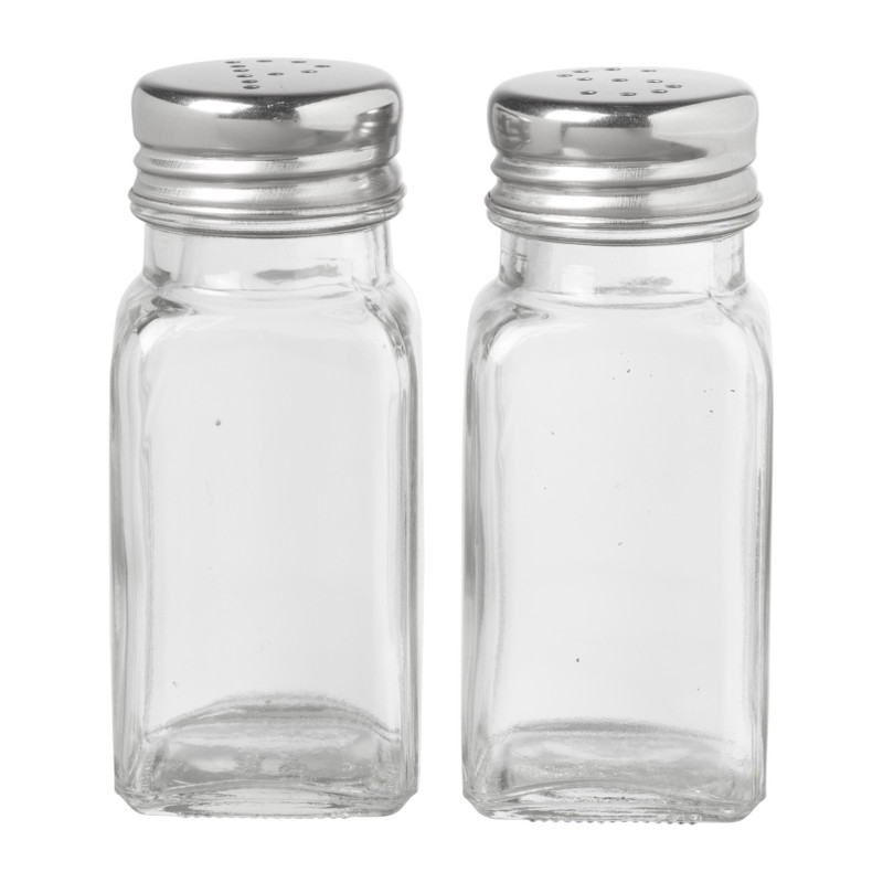 Peper vaatje - transparant - ø4x9 cm