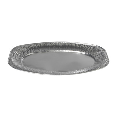 Serveerschaal - aluminium - 2.4x35.2x24.7 cm - set van 3