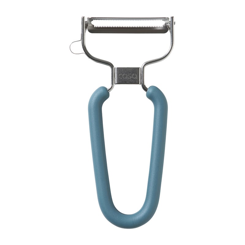 Gekartelde Y-dunschiller - blauw - 13x6.3 cm