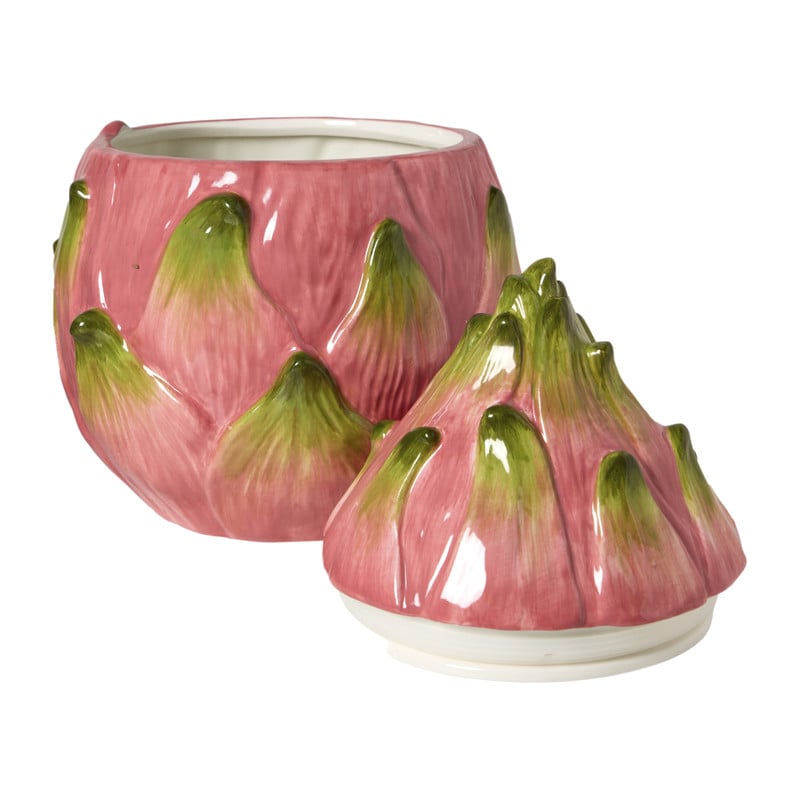 Opbergpot dragonfruit - roze - ø20x28 cm