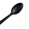 Dienlepel - groot- zwart - 27 cm