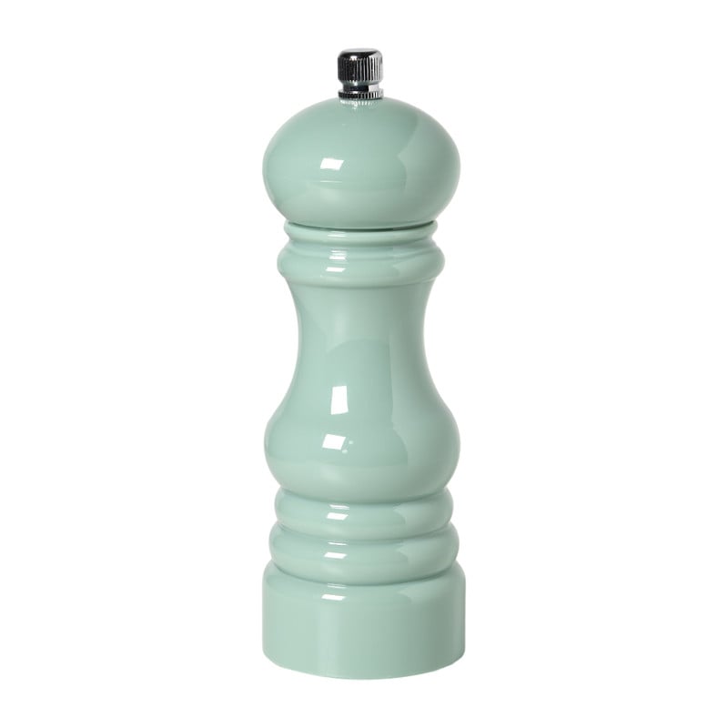 Peper- of zoutmolen - lichtgroen - ø6x17.5 cm