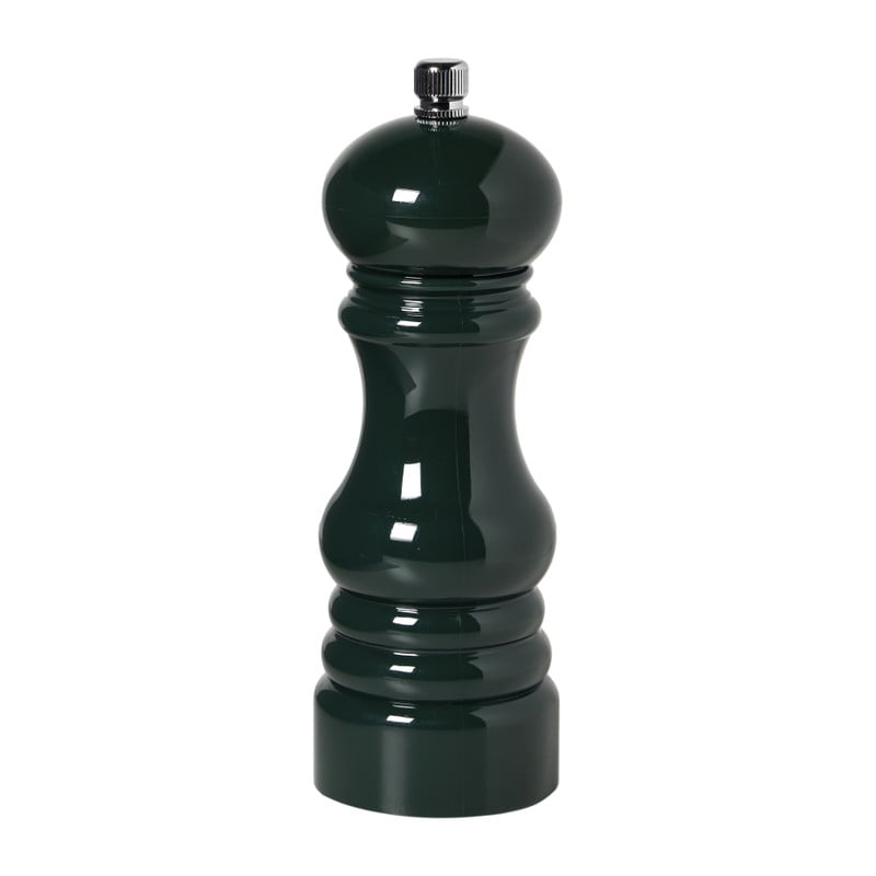 Peper- of zoutmolen - donkergroen - ø6x17.5 cm