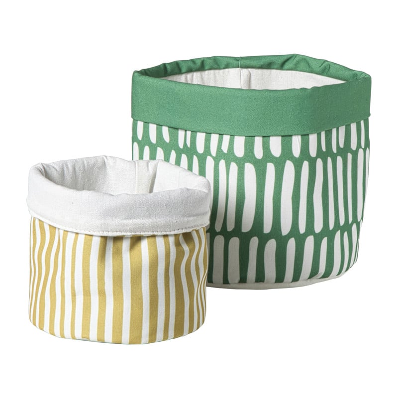 Broodmandje klein - lichtgroen - ø14.5x15 cm