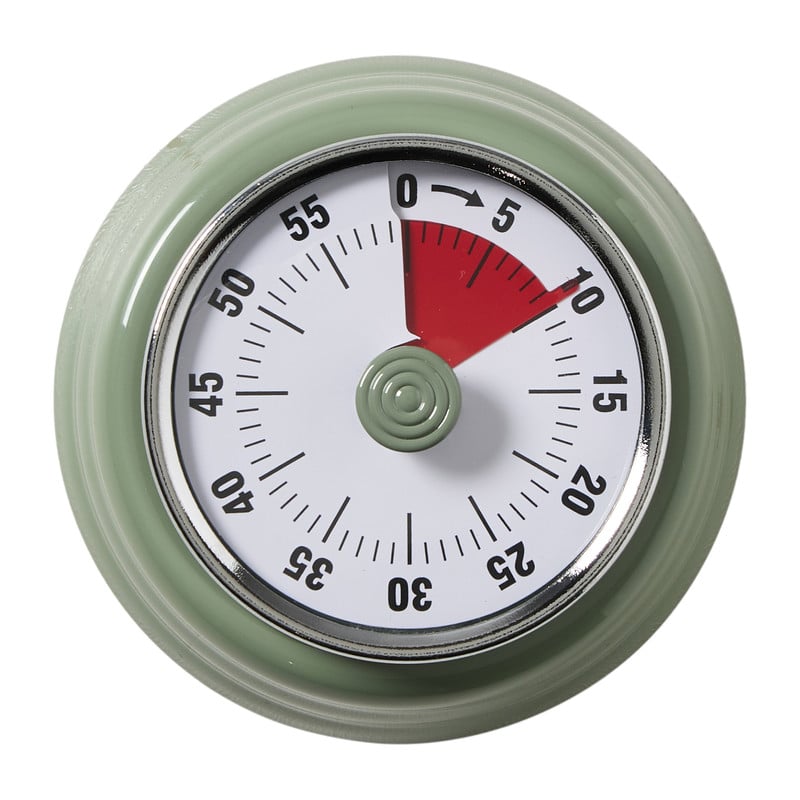 Kookwekker - groen - ø7.3x3 cm