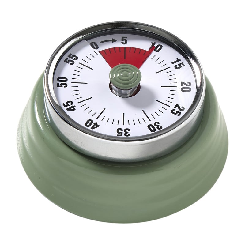 Kookwekker - groen - ø7.3x3 cm