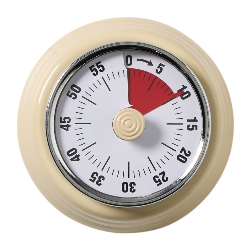 Kookwekker - wit - ø3x7.3 cm