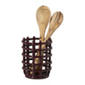 Keukengerei pot keramiek - bordeaux rood - ø13.8x16 cm