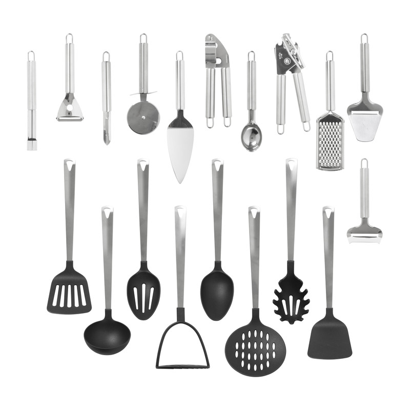 Appelboord London - zilverkleurig - 20 cm