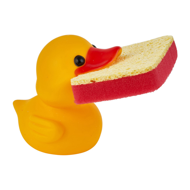 Spons met houder - kikker of eend