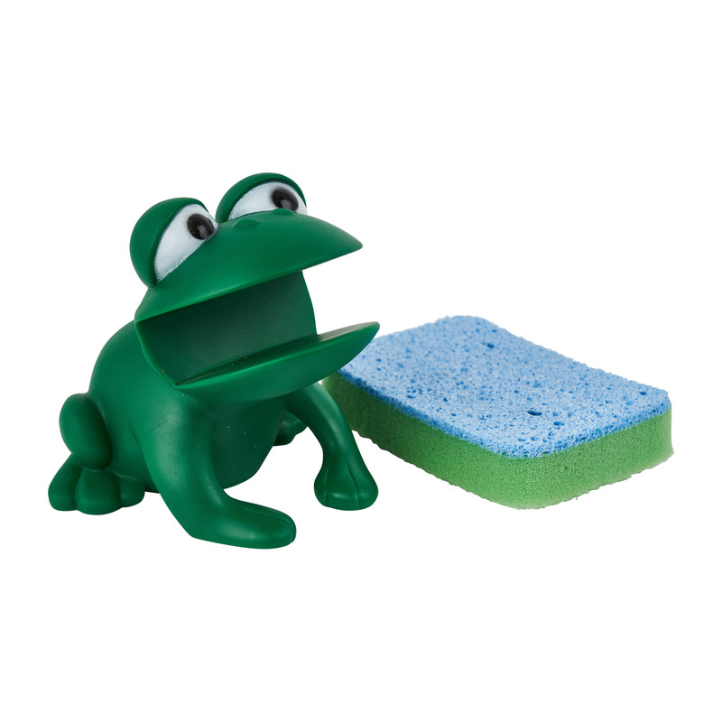 Spons met houder - kikker of eend