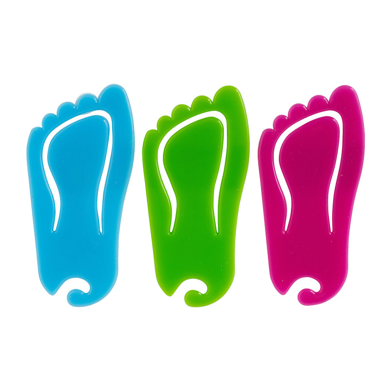 Wasknijpers voet - set van 6