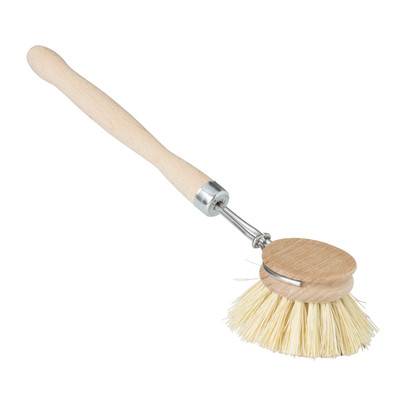 Afwasborstel - hout - 23 cm 