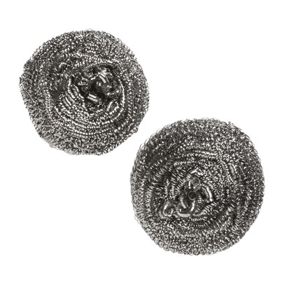 RVS pannenspons - set van 2